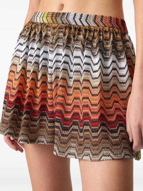 Missoni zig-zag mini skirt - Brown - zdjęcie produktu nr 2