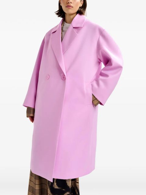 Essentiel Antwerp notched-lapel double-breasted coat - Pink