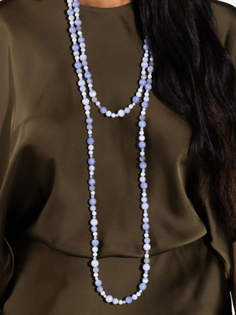 Jennifer Behr Veda beaded necklace - Blue - zdjęcie produktu nr 2