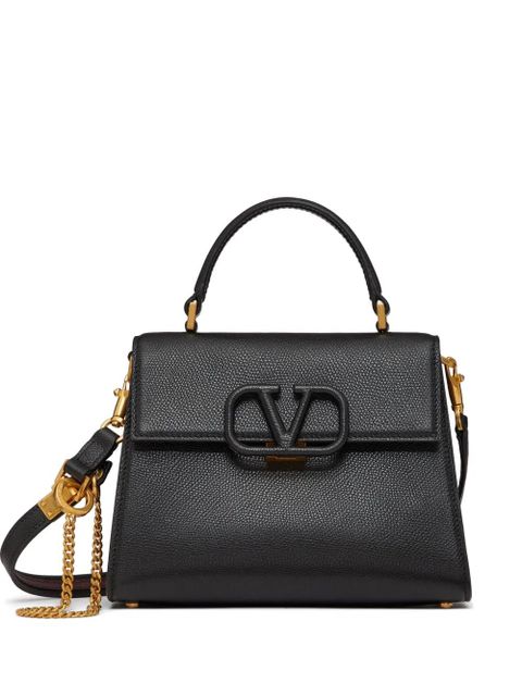 Valentino Garavani small Vsling grainy calfskin handbag - Black - zdjęcie produktu nr 1