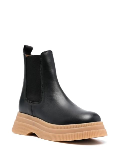 GANNI elasticated side-panel boots - Black - zdjęcie produktu nr 2