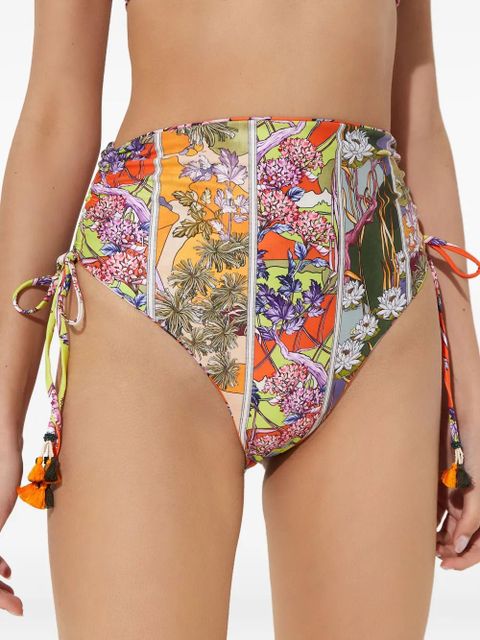 Agua By Agua Bendita Etta high-rise tassel bikini bottoms - Orange