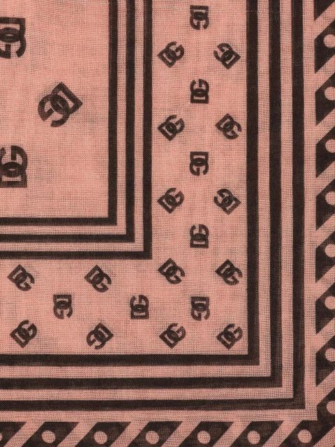 Dolce & Gabbana DNA monogram scarf - Pink - zdjęcie produktu nr 2