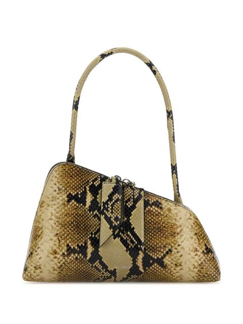 The Attico snakeskin leather shoulder bag - Neutrals - zdjęcie produktu nr 1