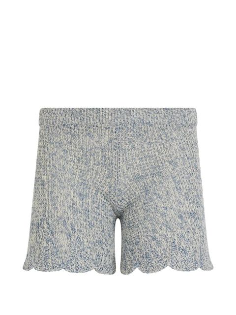 Valentino Garavani knitted shorts - Blue - zdjęcie produktu nr 1