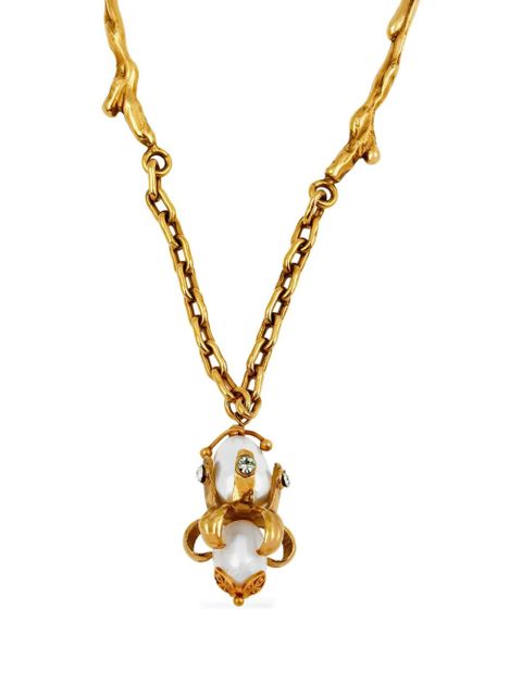 Marni pendant-detail necklace - Gold