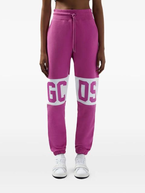 GCDS logo-print track pants - Pink