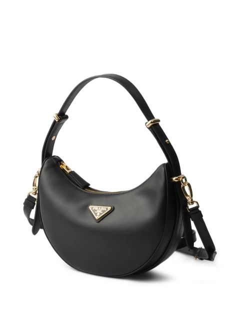 Prada mini Arqué leather shoulder bag - Black - zdjęcie produktu nr 2