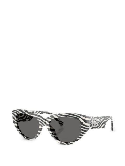 Dolce & Gabbana zebra pattern sunglasses - White - zdjęcie produktu nr 2