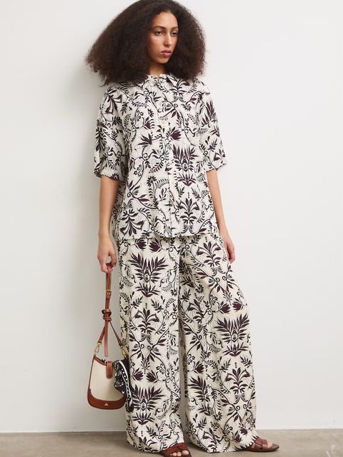 Medicine spodnie wide leg damskie z wiskozą - zdjęcie produktu nr 2