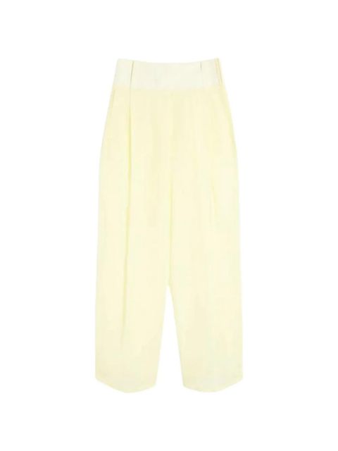 Sportmax wide-leg trousers - Yellow - zdjęcie produktu nr 1