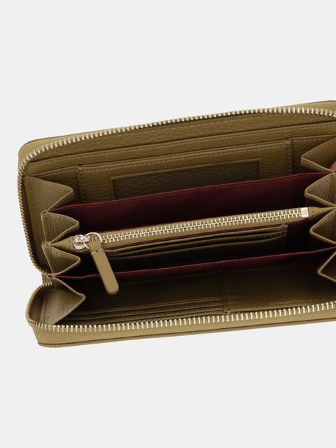 Coccinelle portfel skórzany damski kolor zielony E2 MW5 11 32 01