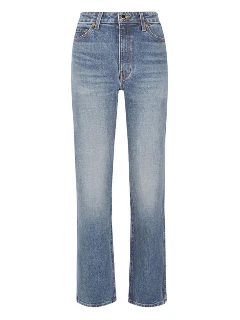 KHAITE Danielle five-pockets straight-leg jeans - Blue - zdjęcie produktu nr 1