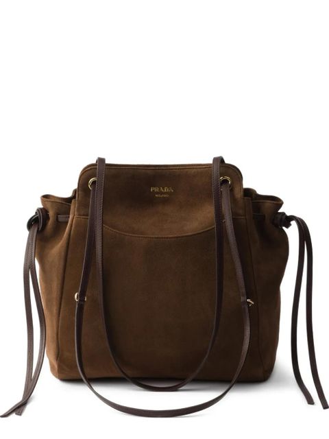 Prada medium Carry tote bag - Brown - zdjęcie produktu nr 1