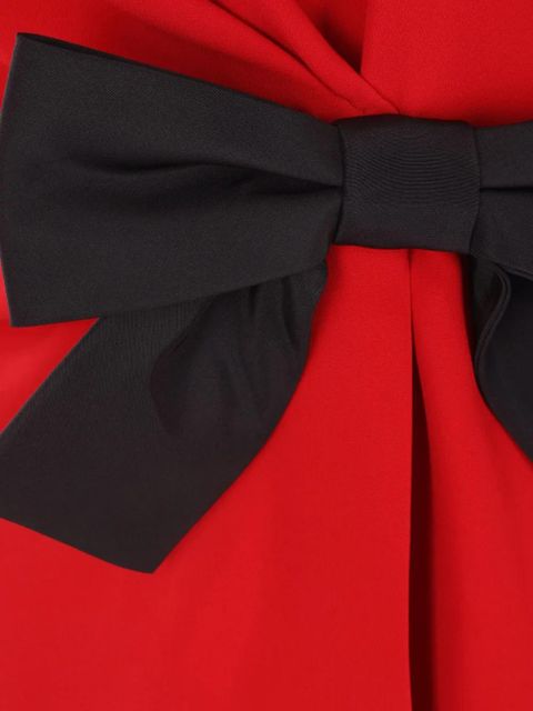 Valentino Garavani bow-detail mini dress - Red