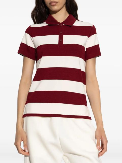 Moncler striped polo shirt - Red - zdjęcie produktu nr 2