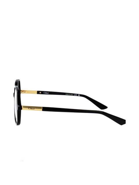 Chloé geometric-frame glasses - Black