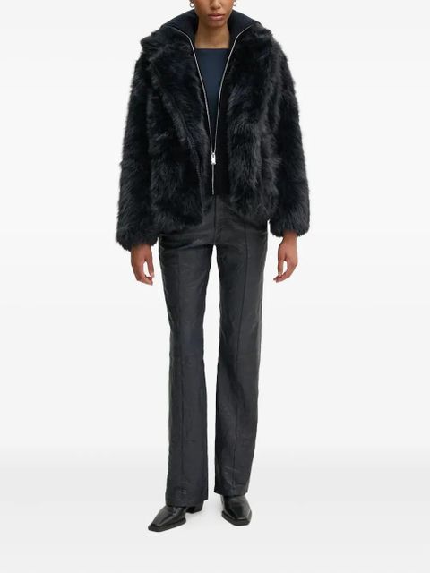 Zadig&Voltaire Evy leather trousers - Blue - zdjęcie produktu nr 2