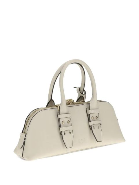 PINKO padlock logo-charm shoulder bag - White - zdjęcie produktu nr 2