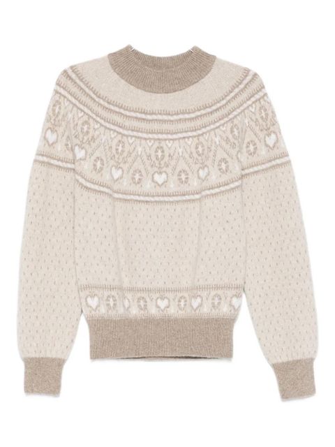 KHAITE Guy sweater - Neutrals