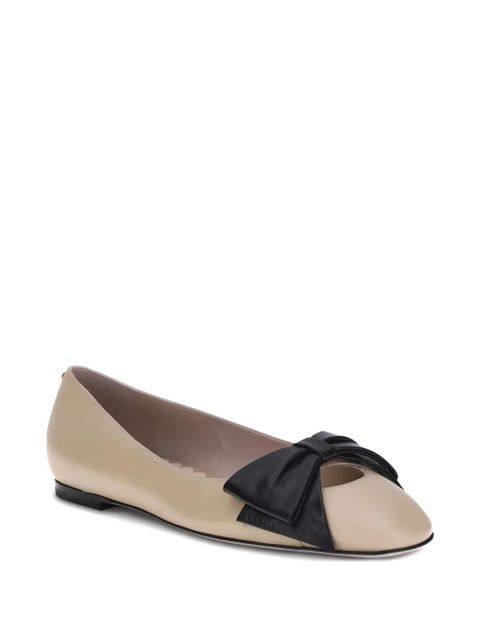 Valentino Garavani bow-embellished ballet flats - Neutrals - zdjęcie produktu nr 2