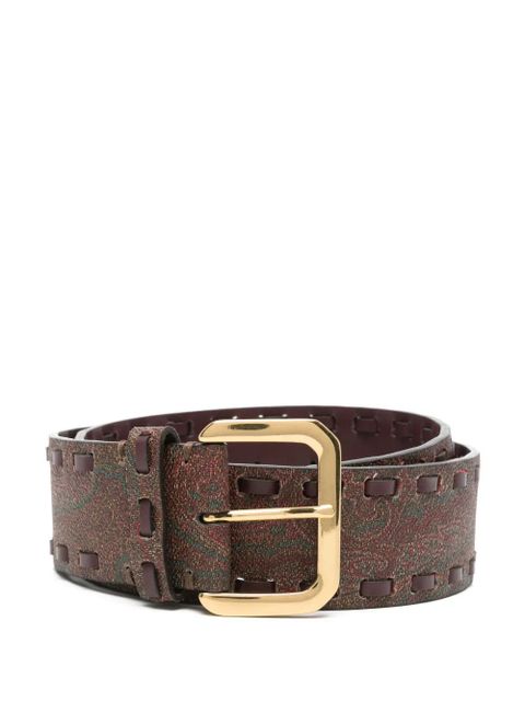 ETRO paisley-jacquard belt - Red - zdjęcie produktu nr 1