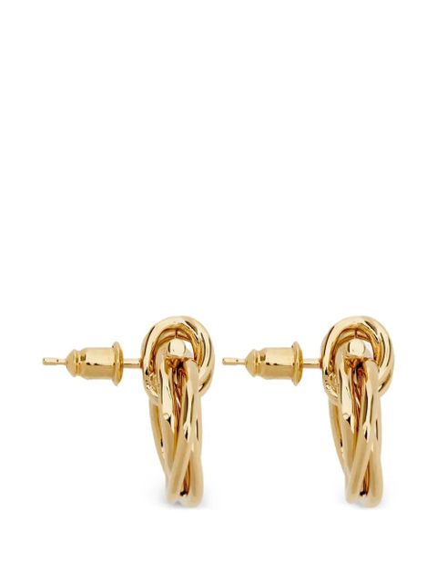 Ferragamo circular torchon knot earrings - Gold - zdjęcie produktu nr 2