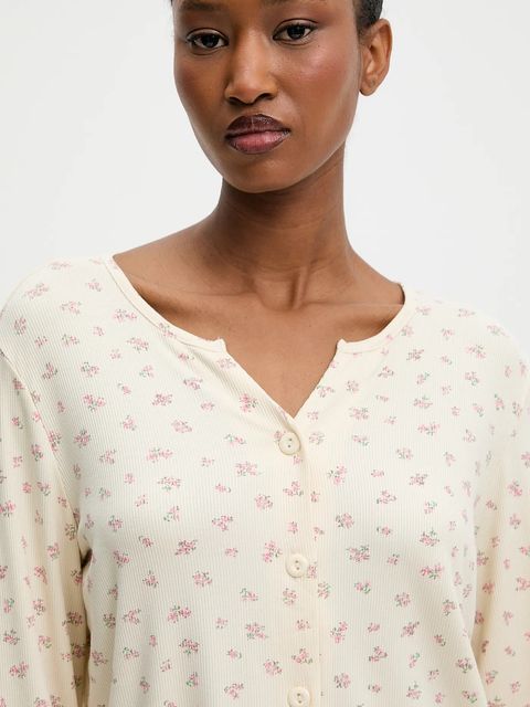 Answear.LAB piżama damska kolor beżowy