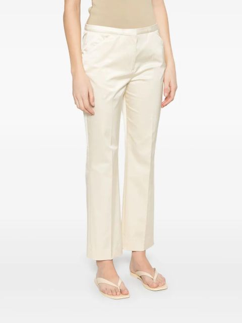 TOTEME straight-leg cropped trousers - Neutrals - zdjęcie produktu nr 2