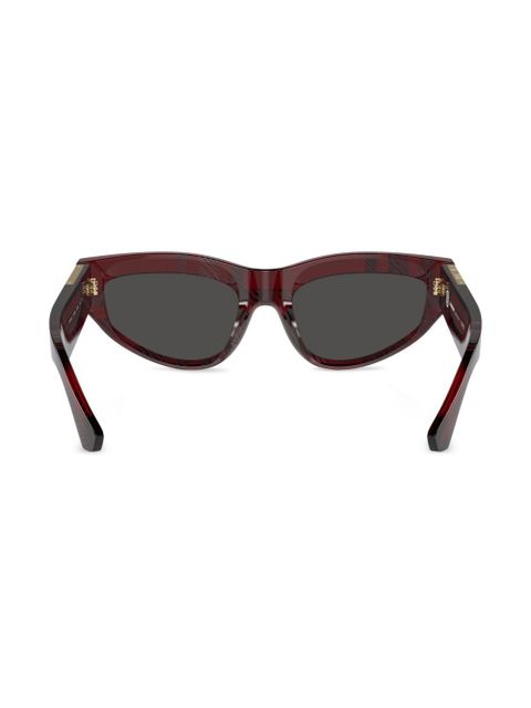 Burberry Eyewear checkered cat-eye sunglasses