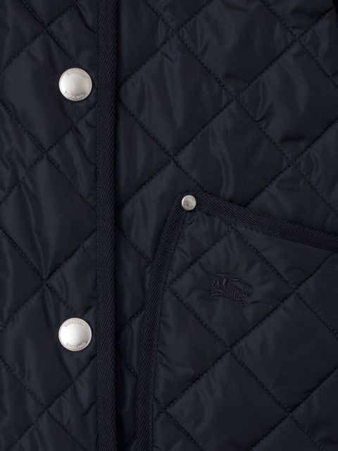 Burberry cropped quilted jacket - Black