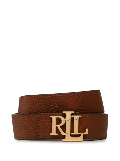 Lauren Ralph Lauren logo-buckle belt - Brown - zdjęcie produktu nr 1