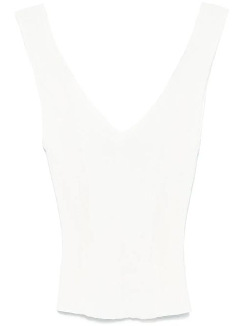 Golden Goose ribbed top - Neutrals - zdjęcie produktu nr 1