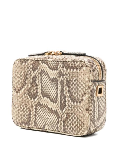 Valentino Garavani Viva Superstar snakeskin shoulder bag - Neutrals