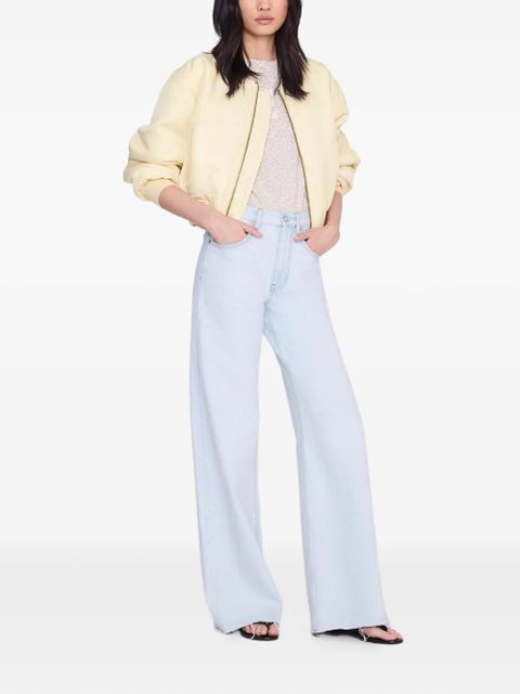 ANINE BING Cade leopard-print T-shirt - Neutrals