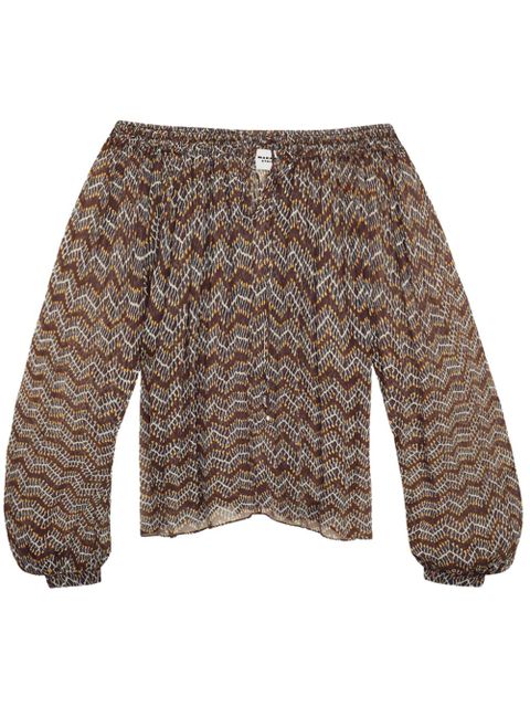 MARANT ÉTOILE Vutti blouse - Black - zdjęcie produktu nr 1