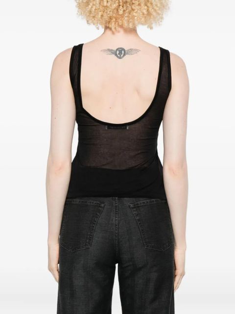 OUR LEGACY scoop-neck tank top - Black