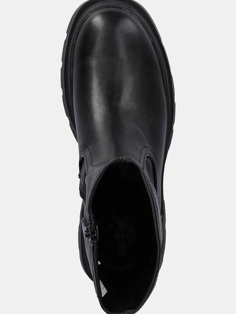 U.S. Polo Assn. botki SHONA002 damskie kolor czarny na platformie lekko ocieplone SHONA002W/EY1