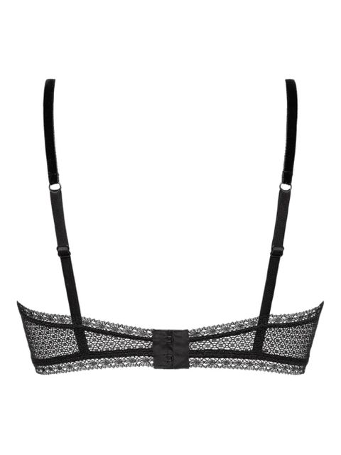 ERES lace triangle bra - Black