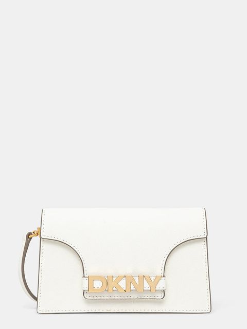 Dkny torebka skórzana kolor biały R435OG58 - zdjęcie produktu nr 1