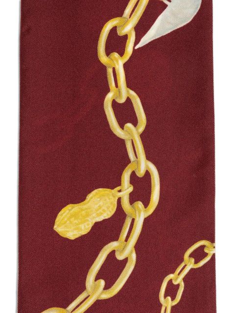 Givenchy chain-print scarf - Red - zdjęcie produktu nr 2
