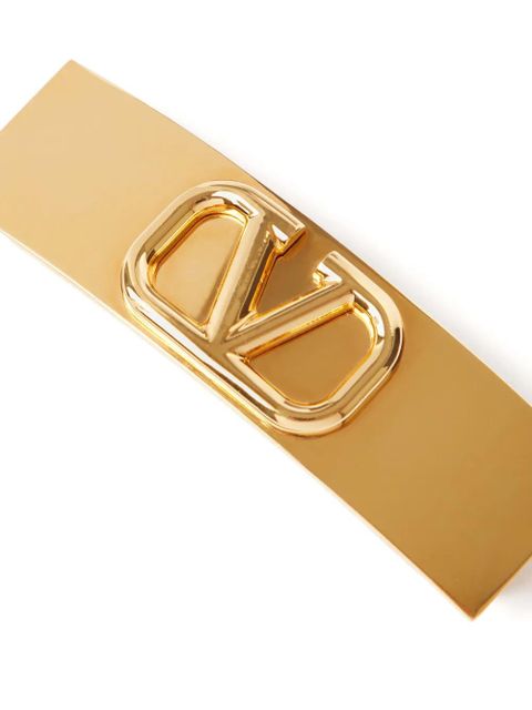 Valentino Garavani VLogo Signature hair clip - Gold - zdjęcie produktu nr 2