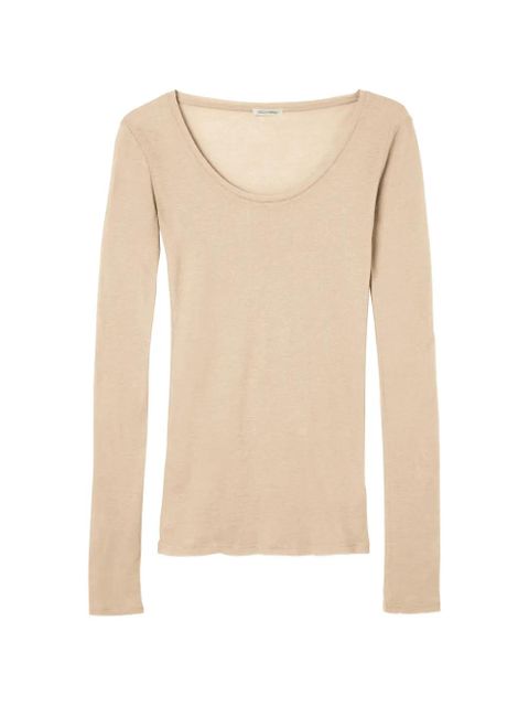 American Vintage Massachusetts long-sleeved T-shirt - Neutrals - zdjęcie produktu nr 1