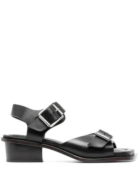 LEMAIRE 35mm double-buckle sandals - Black - zdjęcie produktu nr 1