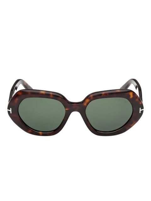 TOM FORD Eyewear geometric-frame sunglasses - Brown - zdjęcie produktu nr 1
