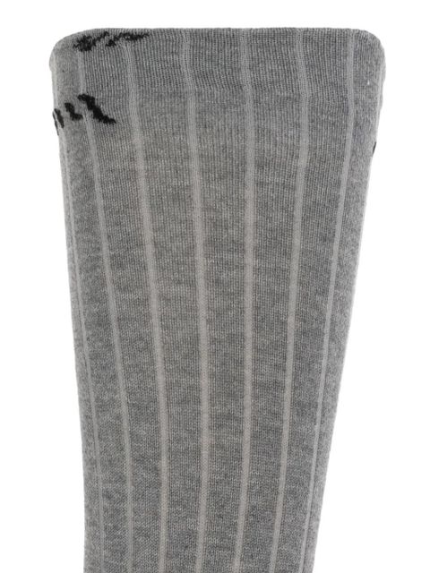 Marni intarsia-knit socks - Grey