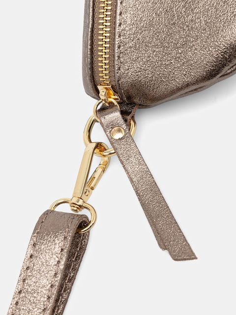 Answear Lab nerka skórzana kolor pomarańczowy