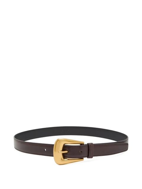 Saint Laurent Folk buckle belt - Brown - zdjęcie produktu nr 1