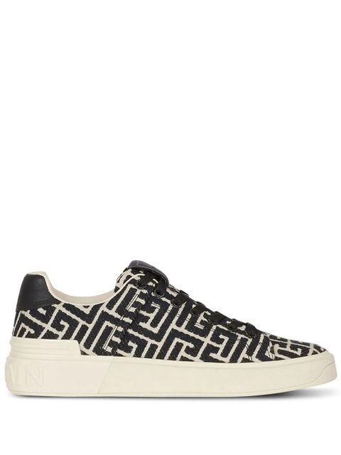 Balmain B-Court monogram sneakers - White - zdjęcie produktu nr 1