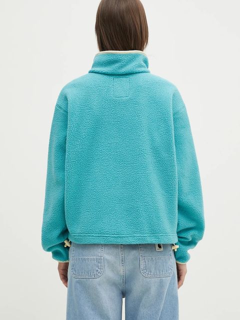 Columbia bluza sportowa Helvetia kolor zielony z aplikacją 2092231